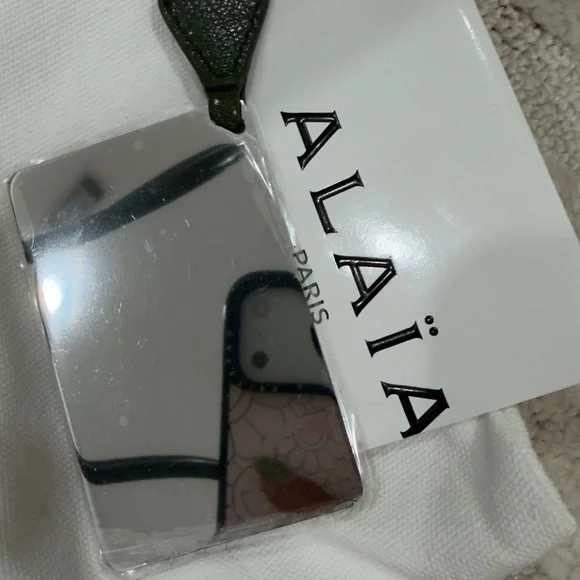 Brand new ALAIA Small Teckel Olive Suede - Picture 4 of 6